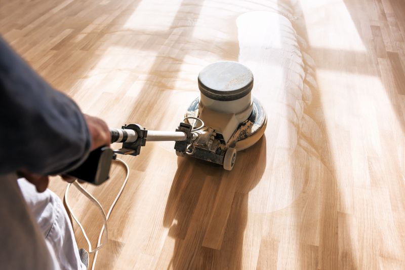 Close-up of Sanding Process