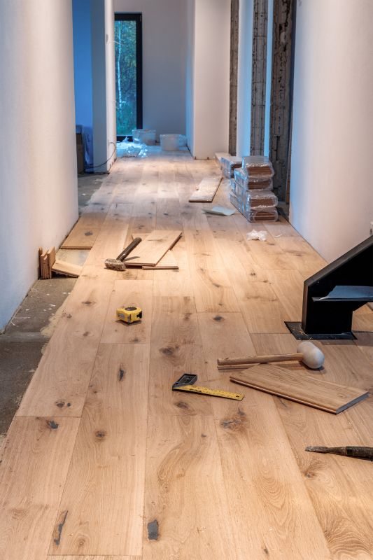 Hallway Hardwood Floor Installation